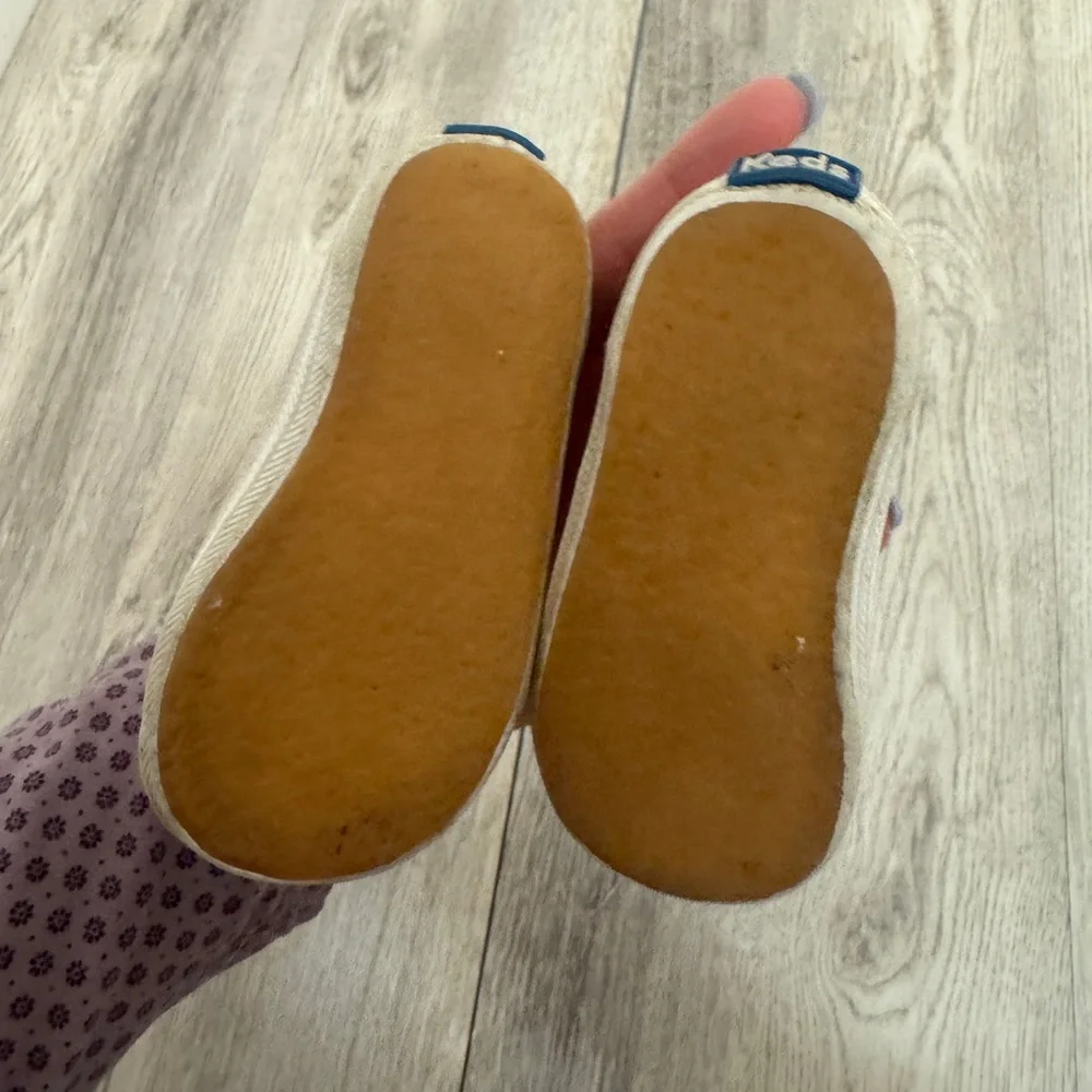 Keds White Baby Walker Shoes T-Strap Design